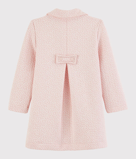 Cappotto in tubique trapuntato bambina rosa MINOIS