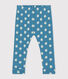 Leggings in cotone stampato per bebè