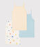 Set di 3 canotte in cotone con stampa bambino  variante 1