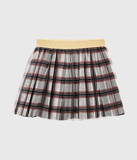 Gonna in tulle bambina bianco MARSHMALLOW/bianco MULTICO