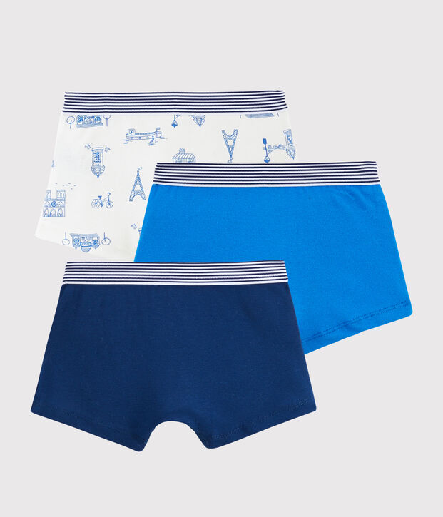 Confezione da 3 boxer Parigi bambino multicolore