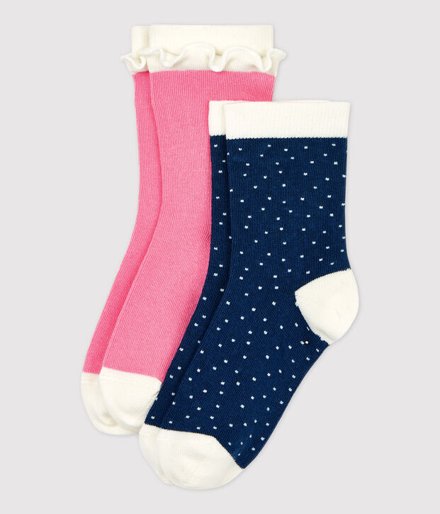 Confezione da 2 paia di calzini bambina multicolore