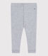 Leggings in cotone tinta unita neonato