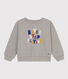 Maglia in tessuto felpato bambino