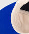 Cappellino con visiera in cotone bebè blu SMOKING/bianco MULTICO