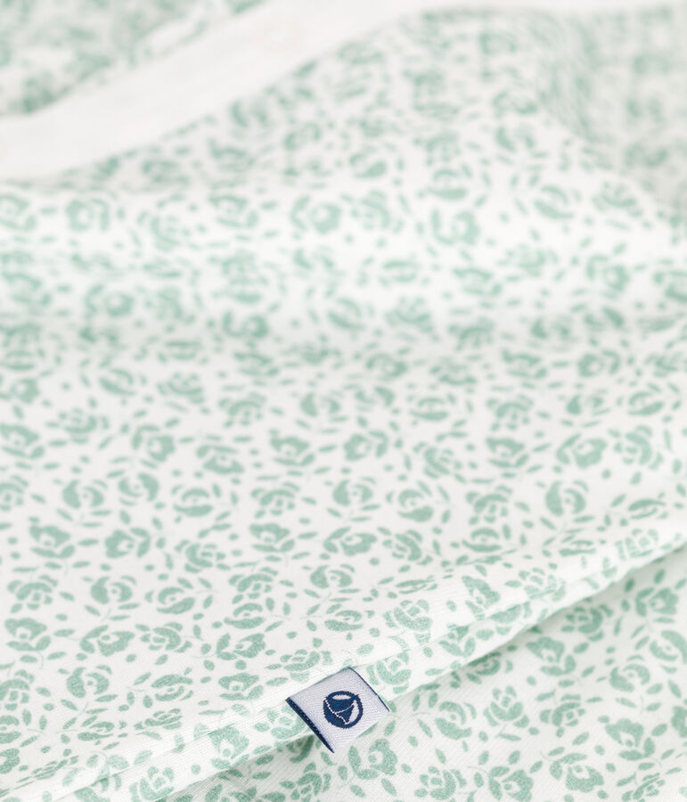 Sacco nanna in cotone con colletto a fiori neonato bianco MARSHMALLOW/bianco MULTICO