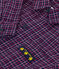 Camicia in flanella a quadri bambino blu SMOKING/bianco MULTICO