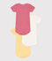 Confezione da 3 body bebè a maniche corte in cotone Petit Bateau X Snoopy variante 1