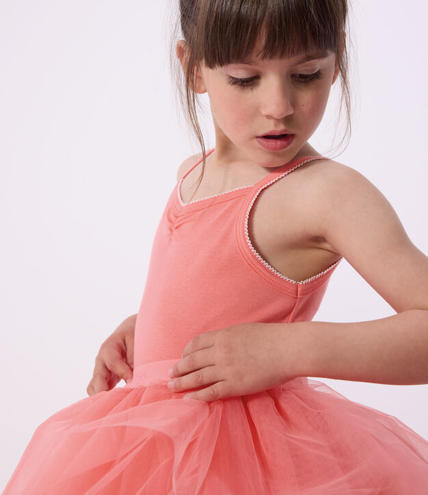Set di canotte con spalline in cotone con stampa Op&eacute;ra bambina multicolore