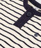 T-shirt bebè a maniche corte in jersey fiammato bianco AVALANCHE/blu SMOKING