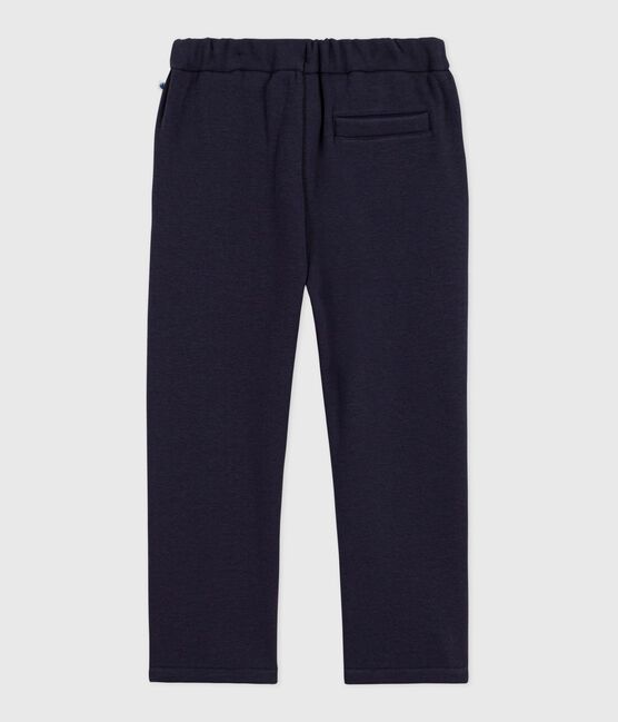 Pantaloni in tessuto felpato bambino blu SMOKING