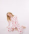 Pigiama donna in cotone cuore bianco MARSHMALLOW/rosso TERKUIT