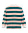 Rugby polo bambino verde PINEDE/rosa ROSAKO