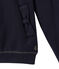 Felpa con zip e cappuccio per bambina blu SMOKING