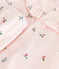 Abito neonato a maniche corte in cotone e bloomer con stampa di frutti rosa FLEUR/bianco MULTICO