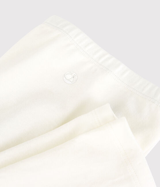Leggings in jersey lycra bambina bianco MARSHMALLOW