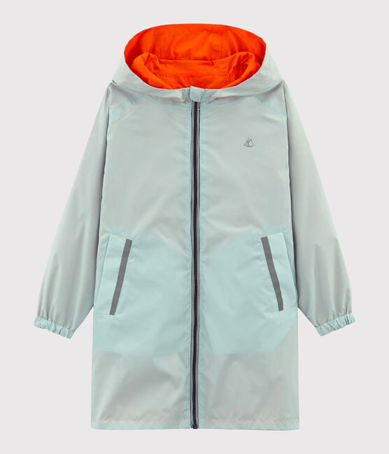Giacchetta reversibile bambino unisex arancione CAROTTE/blu FONTAINE