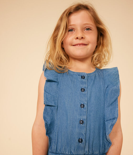 Tutina bambina denim blu DENIM CLAIR