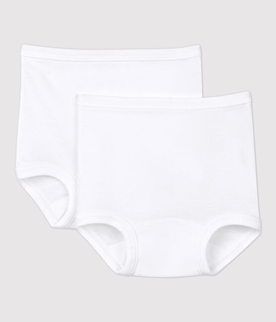 Confezione da 2 slip bianchi bebè variante 1