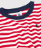 T-shirt a maniche corte in cotone bambino rosso PEPS/bianco MARSHMALLOW