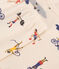 Pigiama short in cotone con stampa multi sport bambino bianco AVALANCHE/ MULTICO