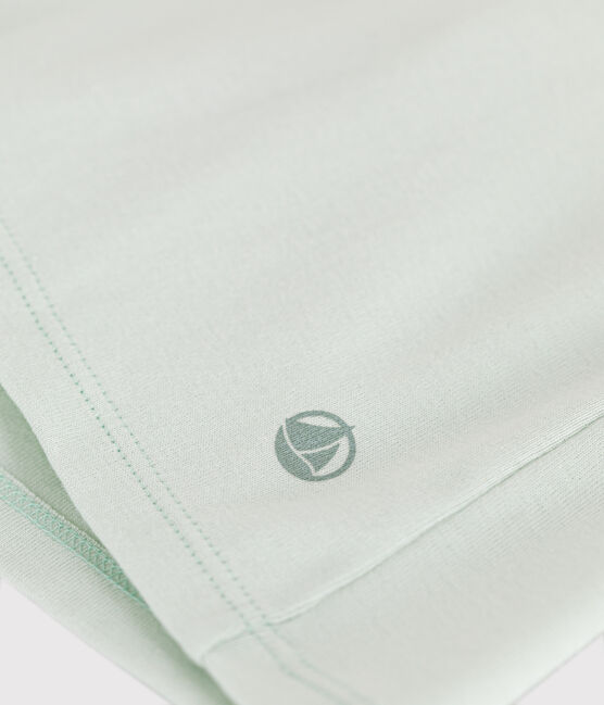 T-shirt l'Iconique in coton tinta unita donna blu POOL