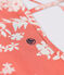 Costume da bagno intero con stampa bambina rosa PAPAYE/ MARSHMALLOW