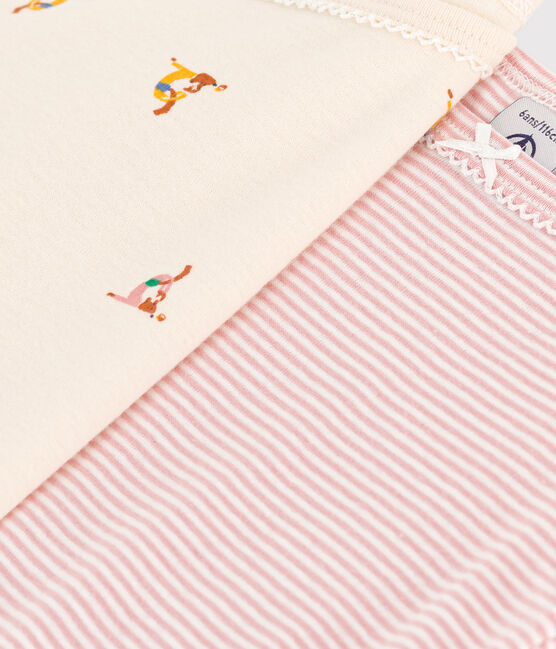Confezione da 2 canottiere con spalline in cotone bambino variante 1