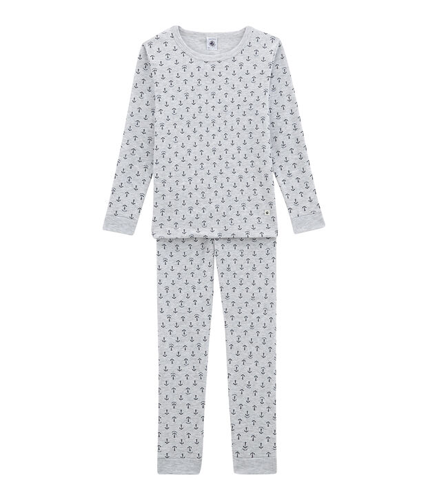 Pigiama per bambino grigio/blu
