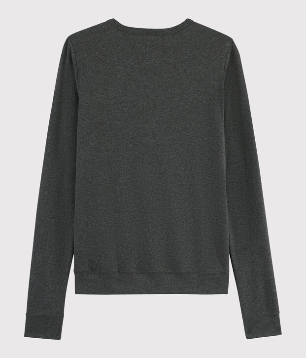 Cardigan iconico in cotone Donna grigio