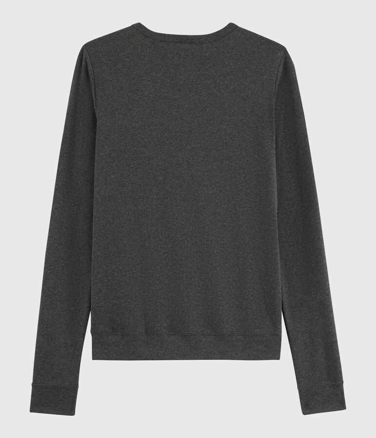 Cardigan iconico in cotone Donna grigio