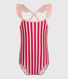 Costume intero a righe bambina