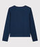 Cardigan in cotone/lino tinta unita Donna blu MEDIEVAL