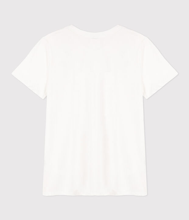 T-shirt LE DROIT girocollo in cotone Donna bianco