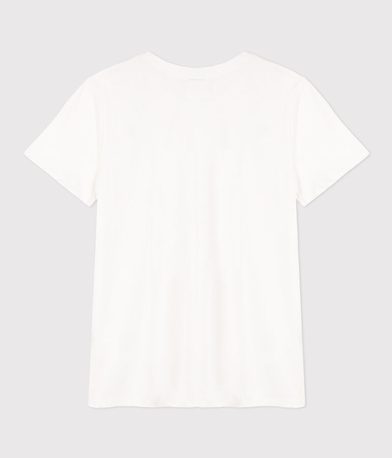 T-shirt LE DROIT girocollo in cotone Donna bianco