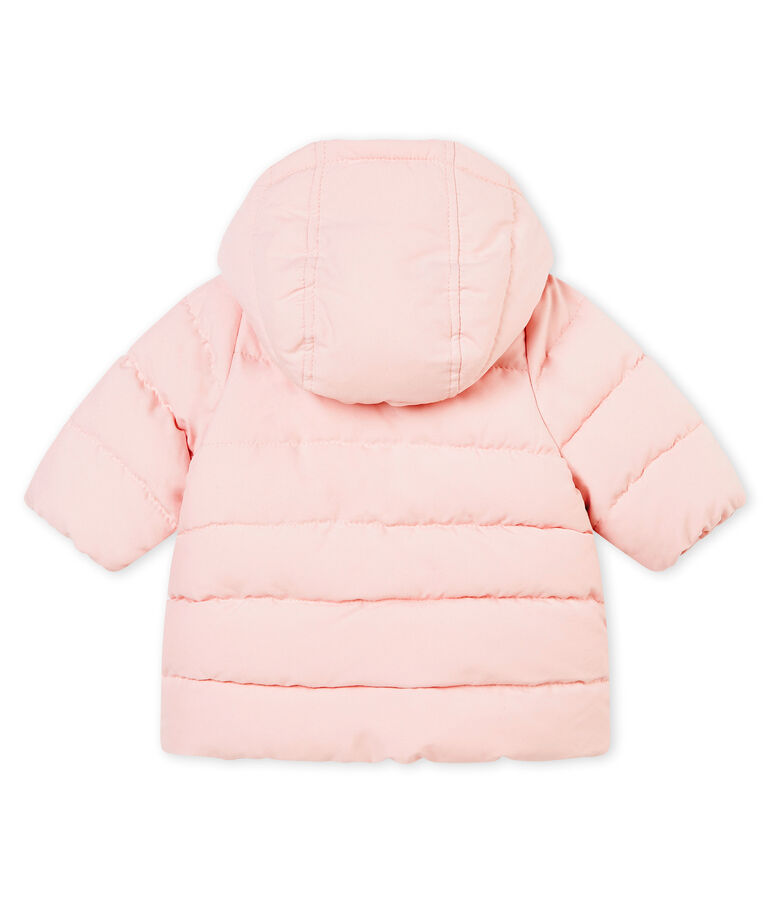 Piumino in microfibra per beb&eacute; femmina rosa