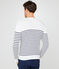 Pull marinaro uomo bianco MARSHMALLOW/blu SMOKING