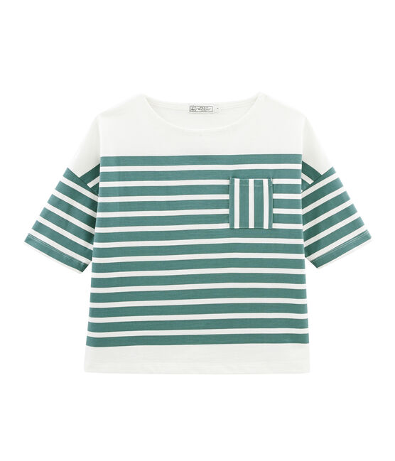 Marinière donna blu BRUT/bianco MARSHMALLOW