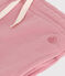 Joggers in cotone tinta unita bambina rosa CHARME