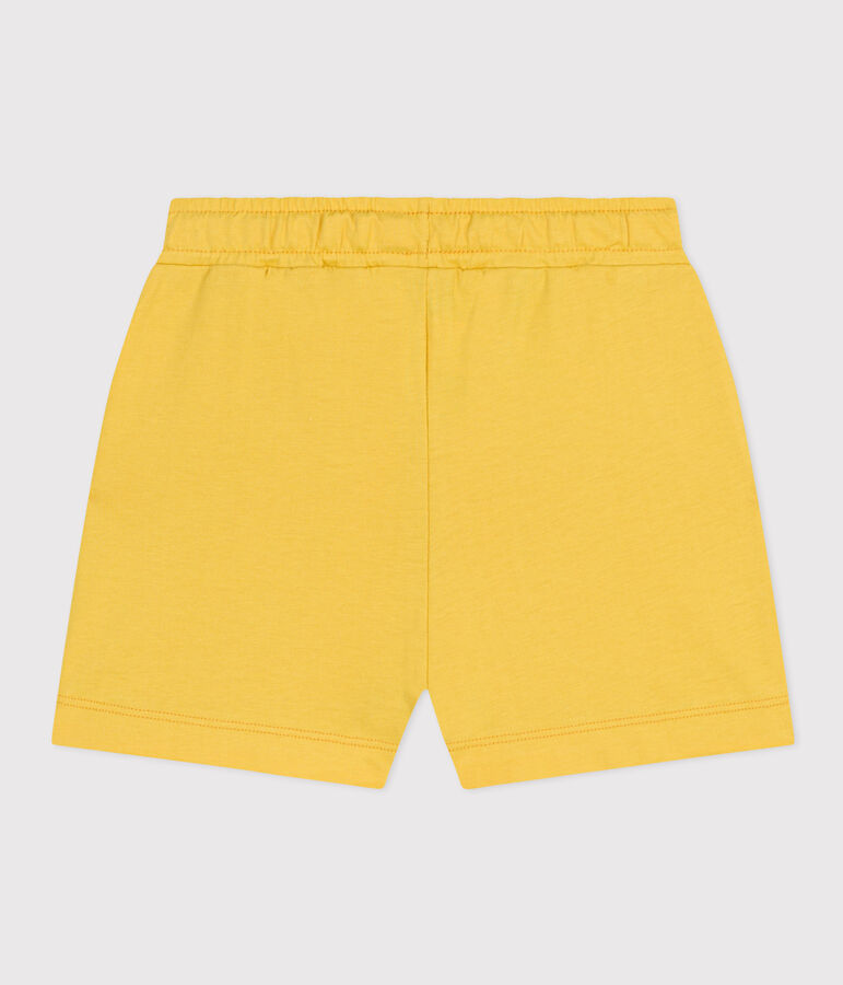 Shorts in cotone bambina giallo NECTAR