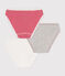 Confezione da 3 slip bambina in cotone variante 3