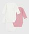 Set di body incrociati a maniche lunghe in cotone fantasia neonato variante 2