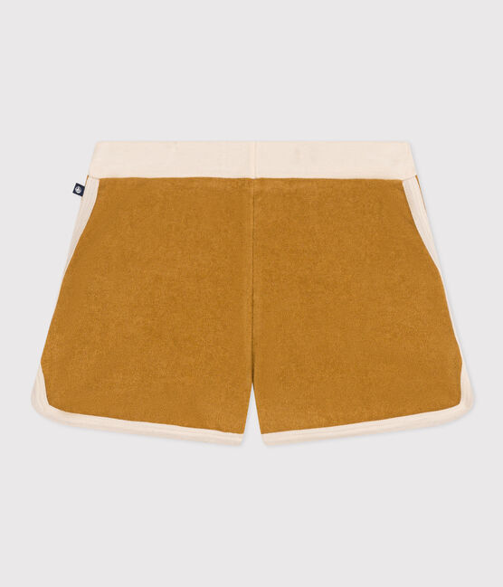 Shorts in spugna bambina giallo ISTRE