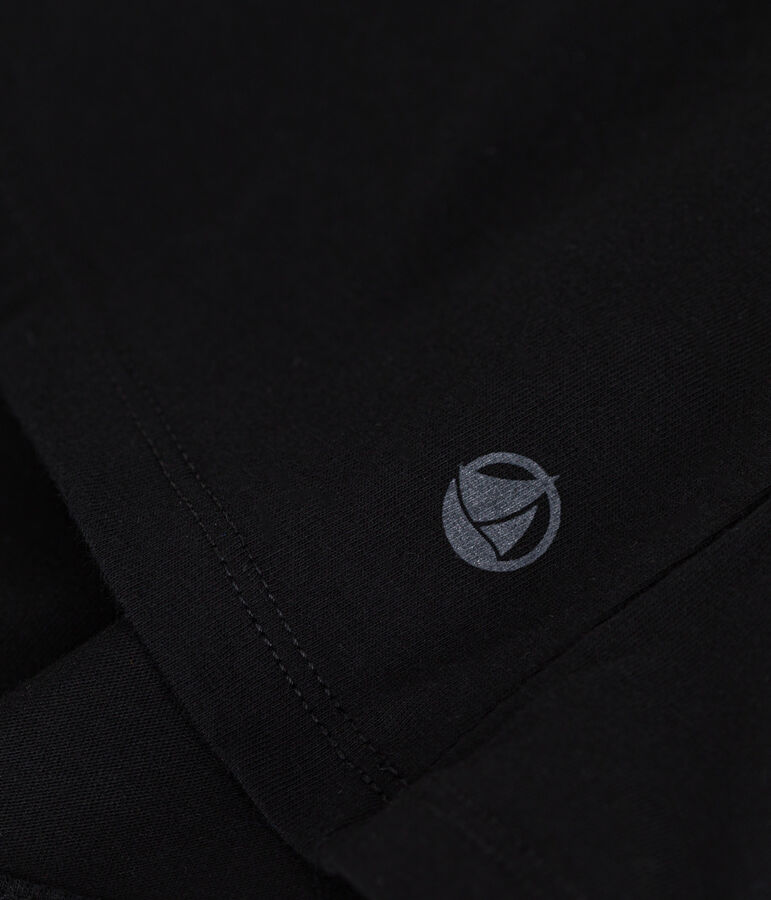 T-shirt LE DROIT scollo a V in cotone Donna nero