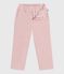 Pantaloni in velluto tinta unita bambina rosa JOLI