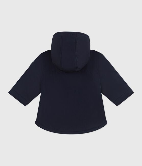 Parka tinta unita lunghezza midi neonato blu SMOKING