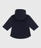 Parka tinta unita lunghezza midi neonato blu SMOKING