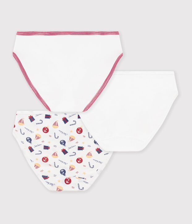 Lot de 3 culottes  en coton multicolore