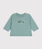 T-shirt a maniche lunghe in jersey sottile neonato verde PAUL