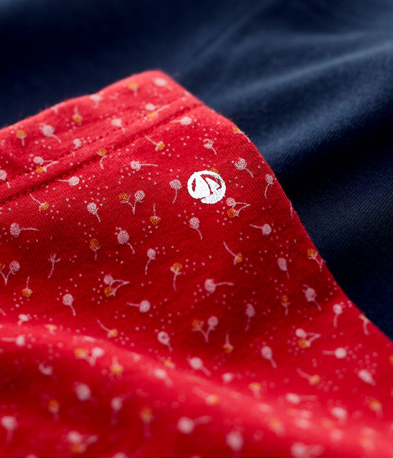 Confezione da 2 leggins in cotone beb&egrave;. multicolore